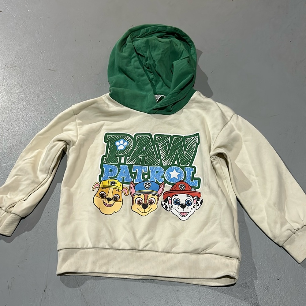 3T paw patrol hoodie